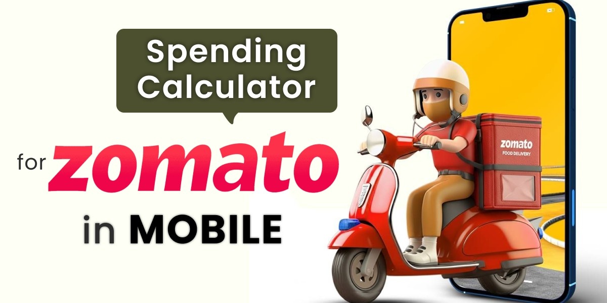 Zomato Spending Calculator on Mobile