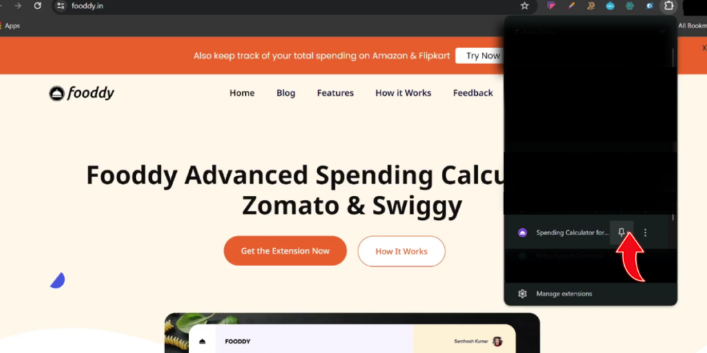 zomato mobile spending  calculator