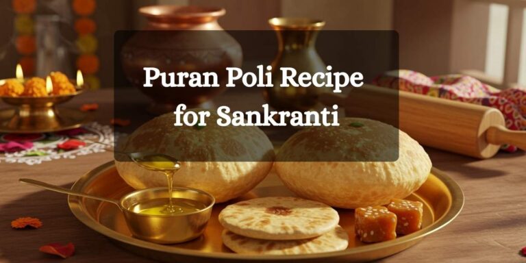 Puran Poli Recipe for Sankranti - A Sweet Maharashtrian Dish