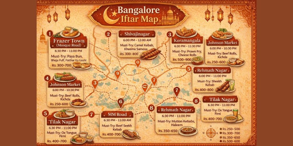Best Iftar Street Food Places in Bangalore | Top 10