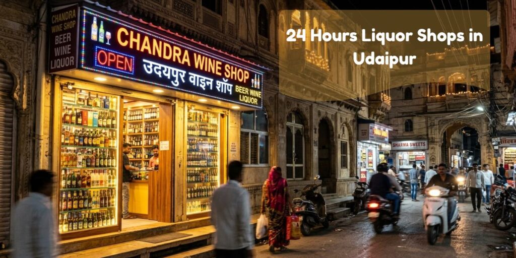 24 Hours Liquor Selling Stores in Udaipur