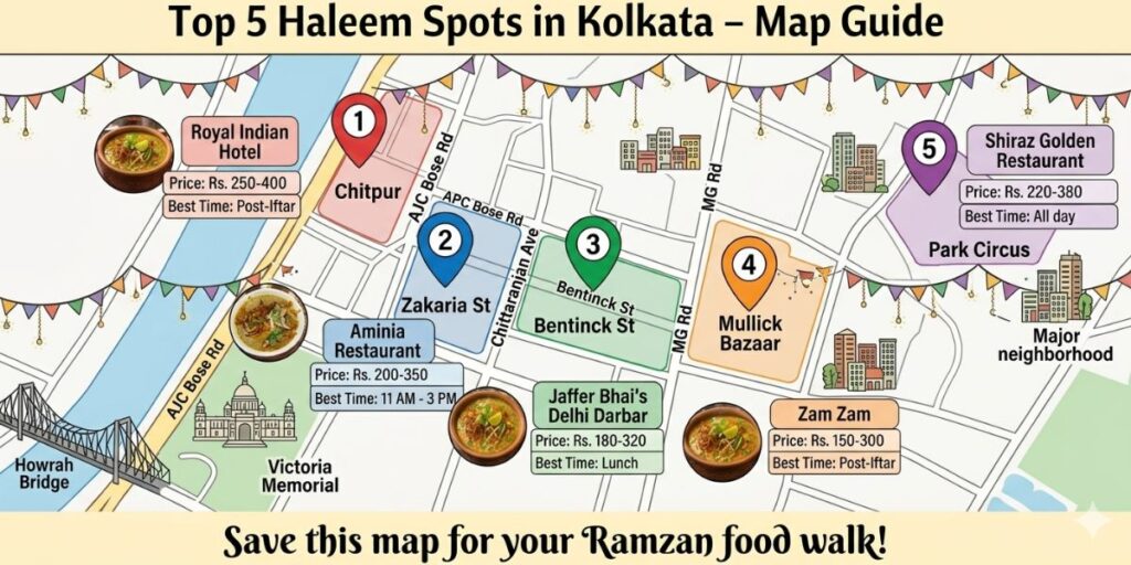 Kolkata haleem near me - Top 5 Places