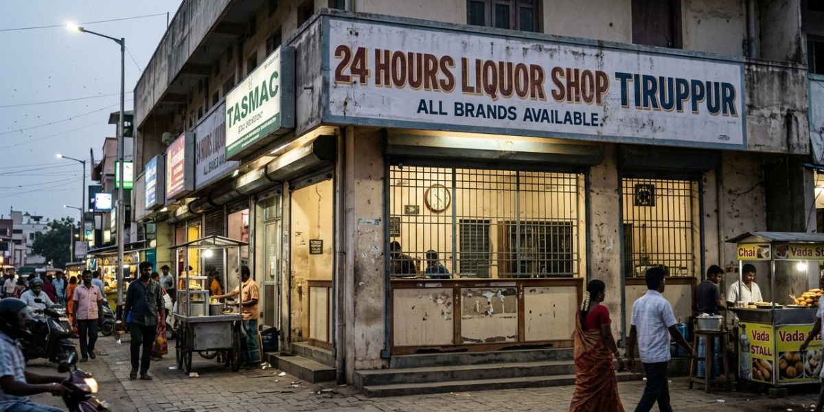 24 Hours Liquor Selling Stores Tiruppur