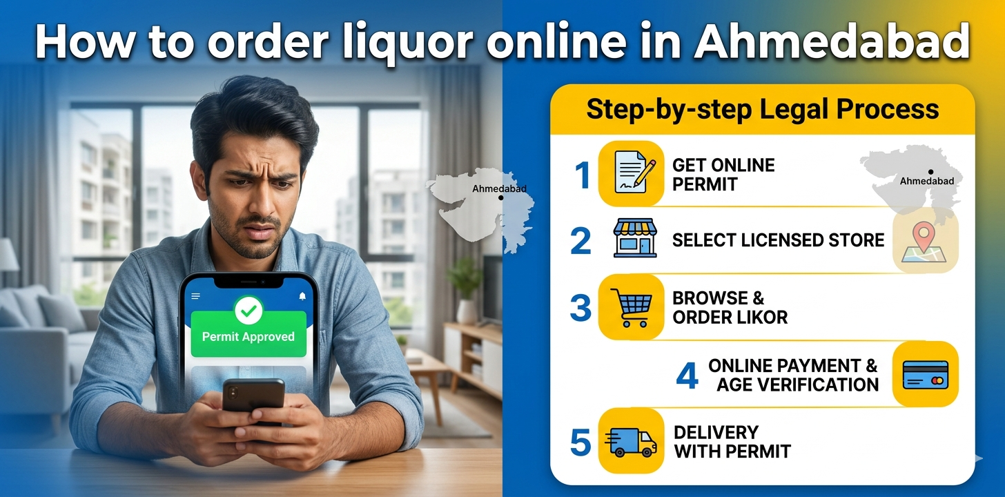 How to Order Liquor Online in Ahmedabad