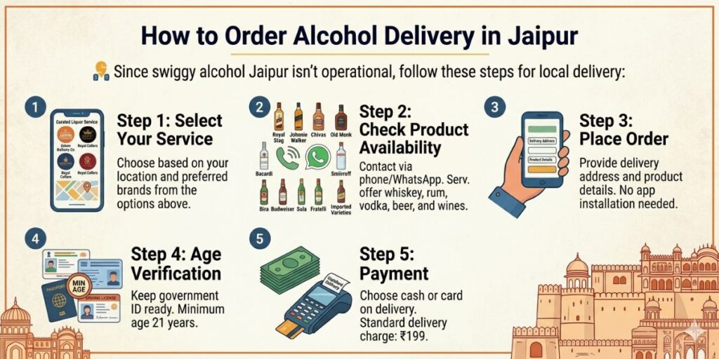 How to Order Alcohol Delivery in Jaipur
