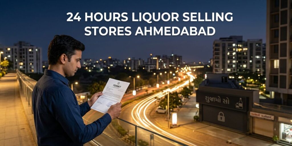 24 Hours Liquor Selling Stores Ahmedabad