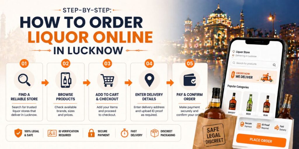 Step-by-Step - How to Order Liquor Online in Lucknow