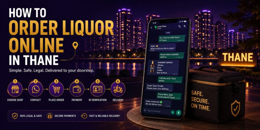How to Order Liquor Online in Thane