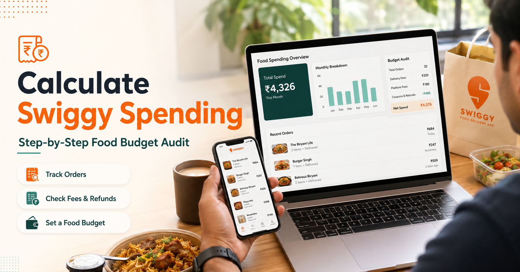 Calculate Swiggy Expense