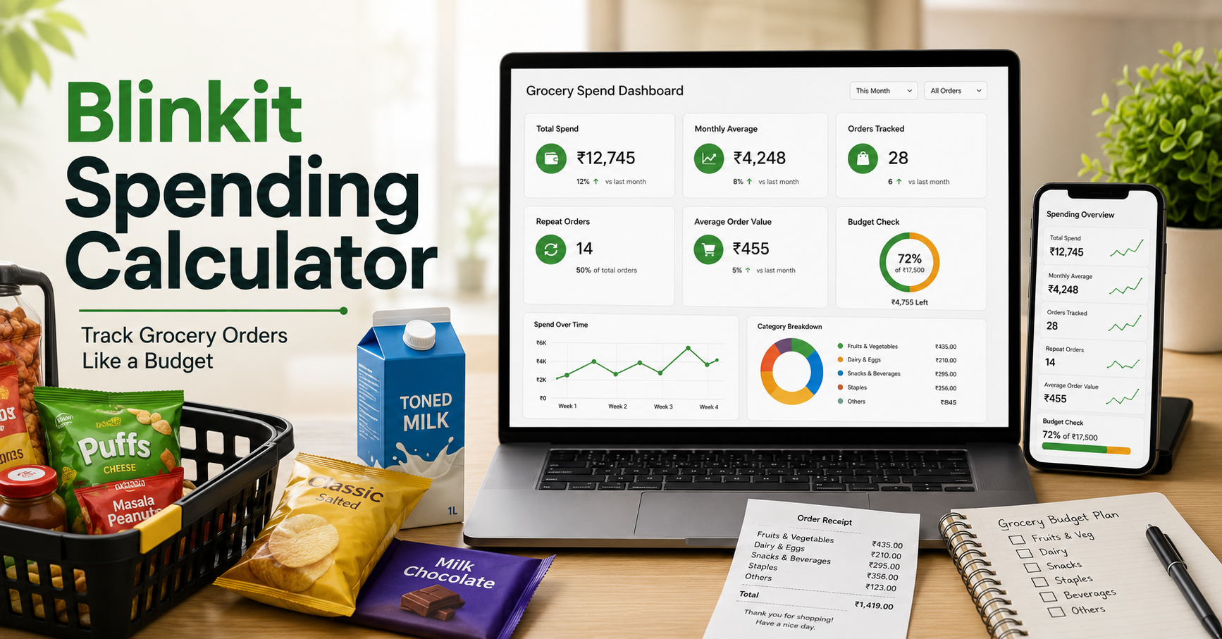 Blinkit Spending Calculator
