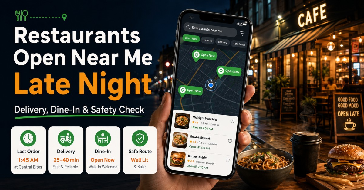 Restaurant open near me last night