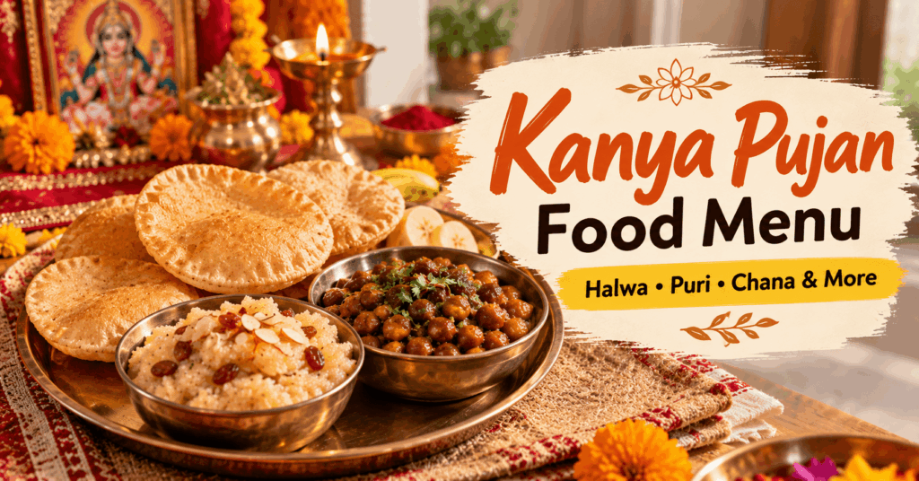 Kanya Pujan food menu