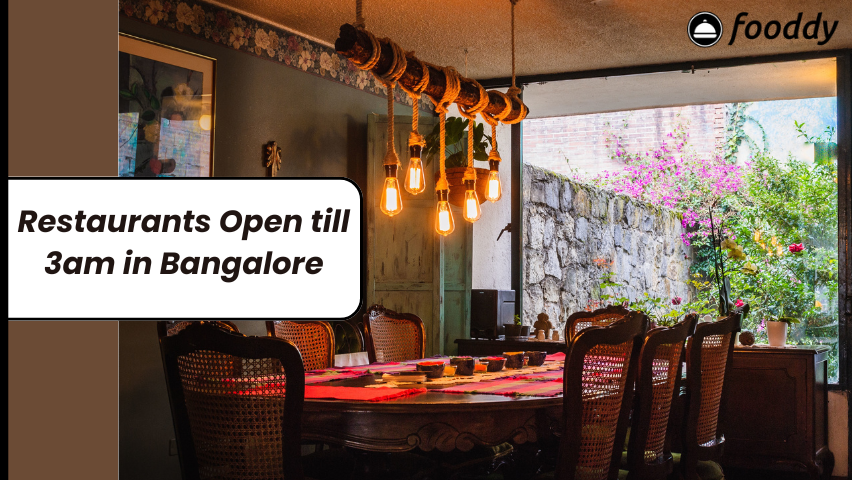 restaurants open till 3 am in bangalore